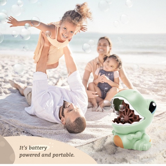 Dinosaur Bubble Machine for Kids - Picture 4 of 7